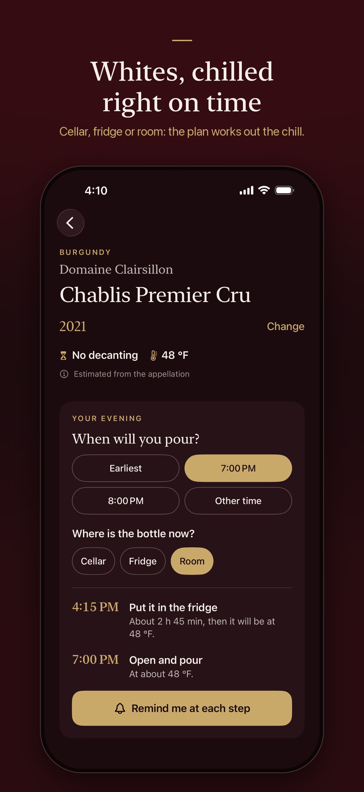 Screenshot 4 of Vinquando: Wine Timing