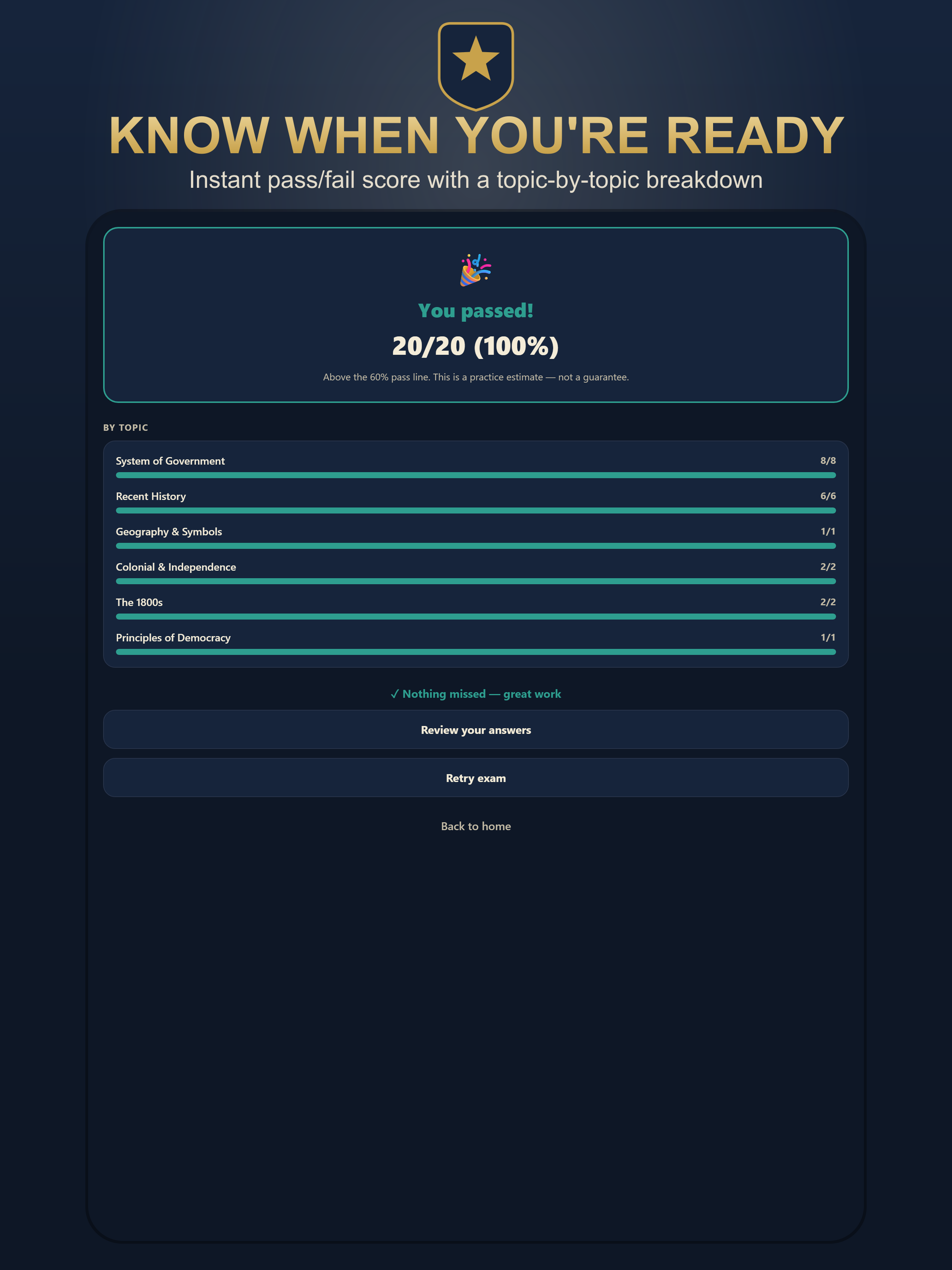 US Citizenship Test 2026 Study screenshot 10