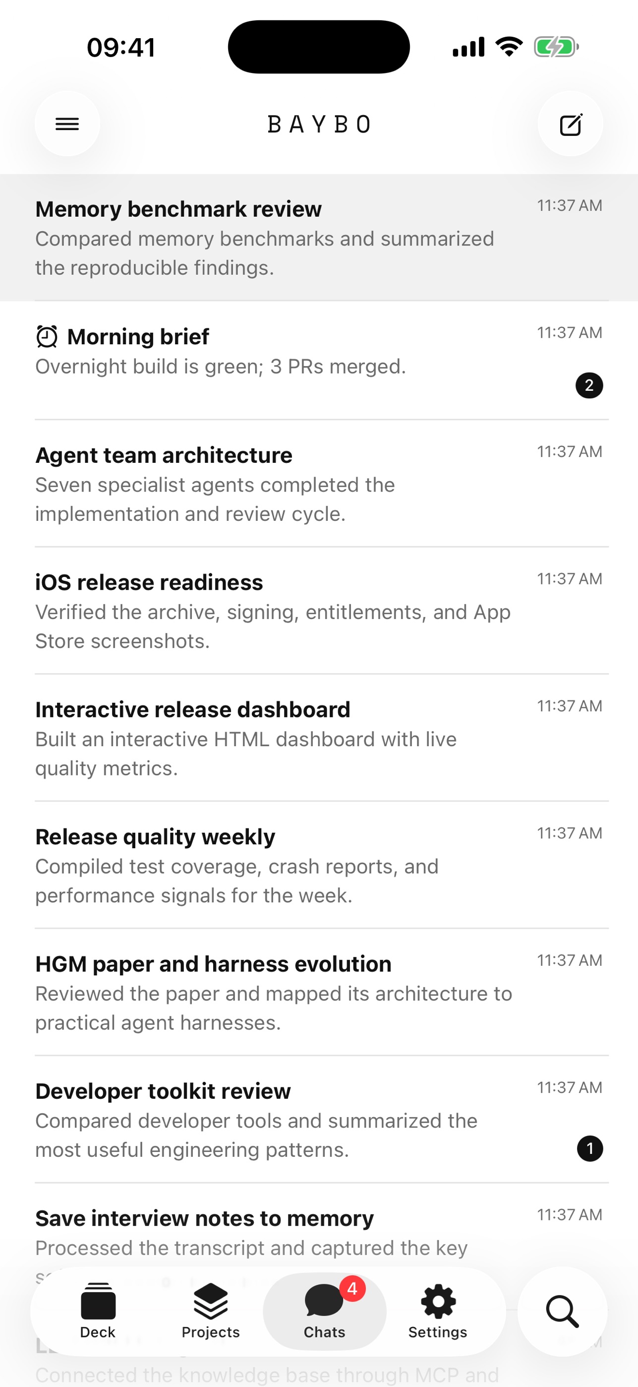 Screenshot 2 of Baybo Agent