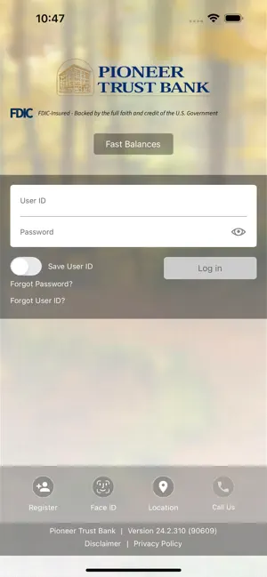 Pioneer Trust Bank Mobile screenshot 2