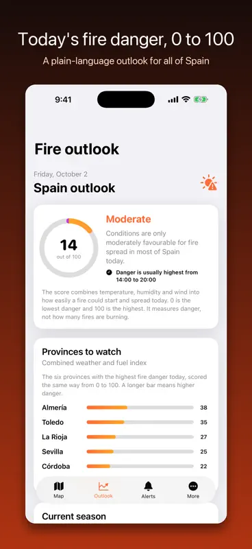 Wildfire Watch Spain screenshot 5 of 10
