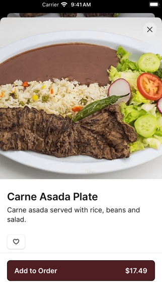 Salsabor Restaurant iPhone screenshot 3 - Food & Drink app