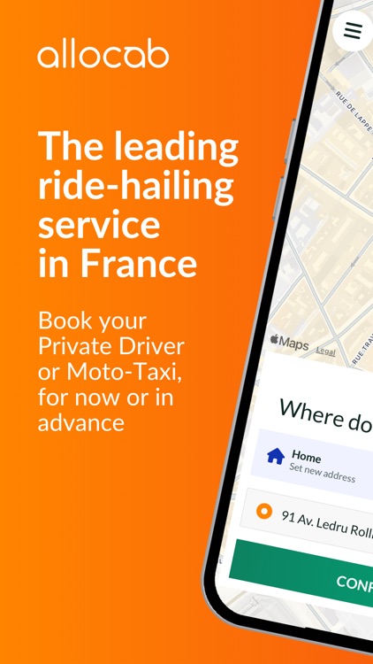 Allocab VTC et Taxi Moto