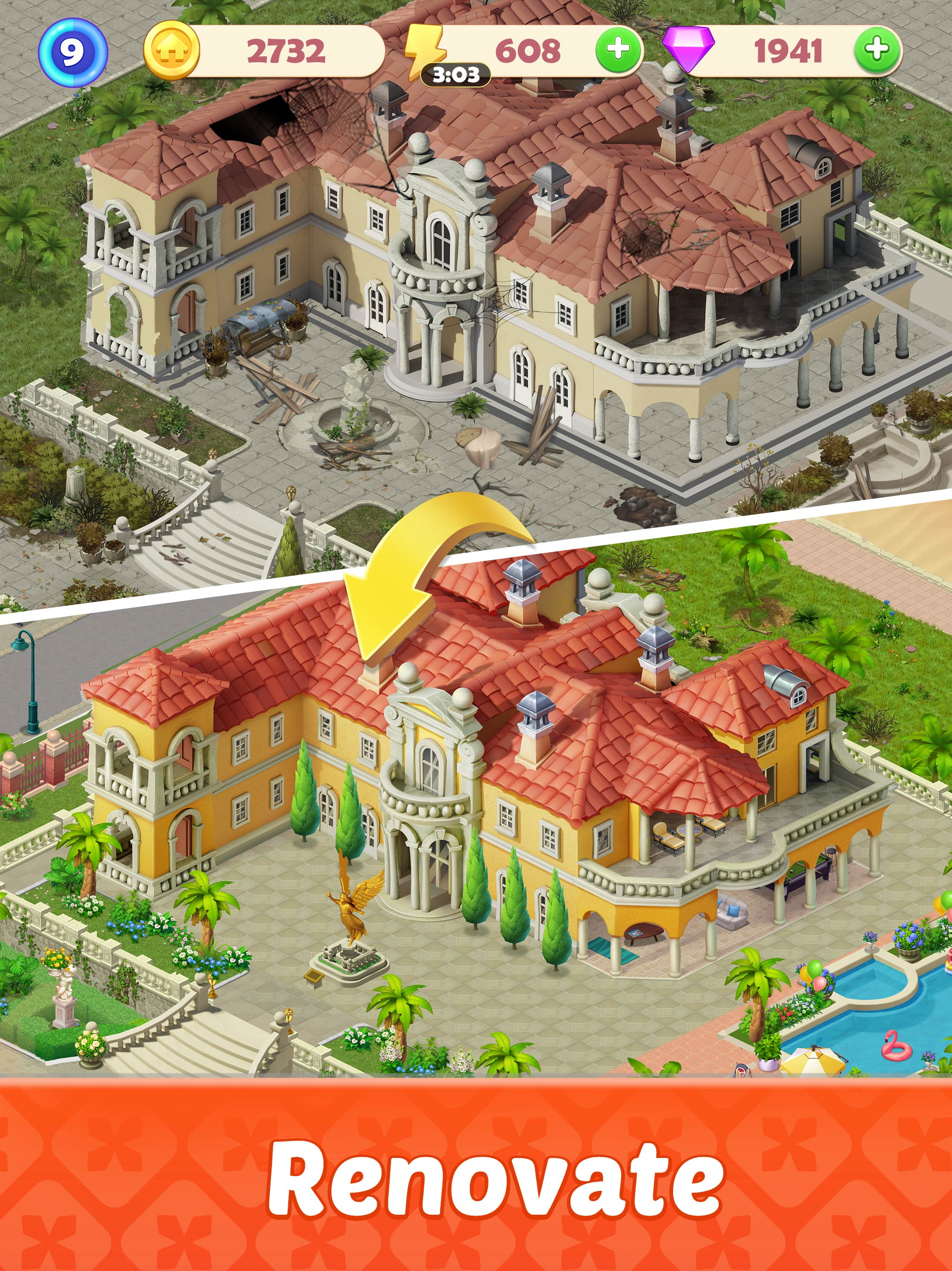 Happy Merge House