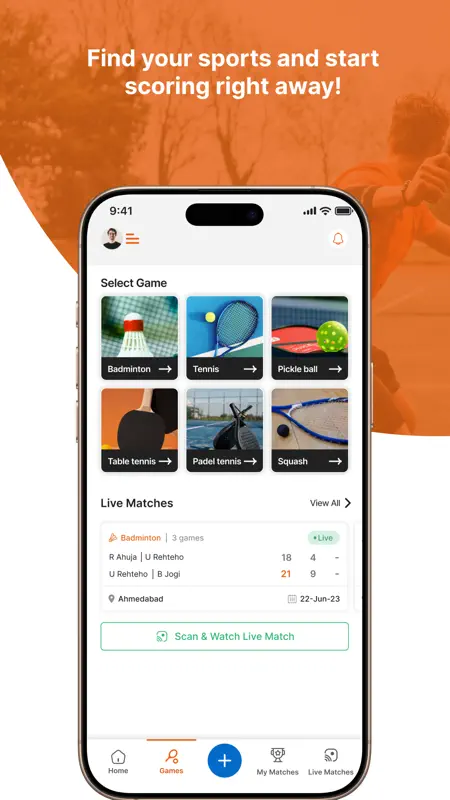 Racquet Heroes - Score & Share screenshot 6 of 10