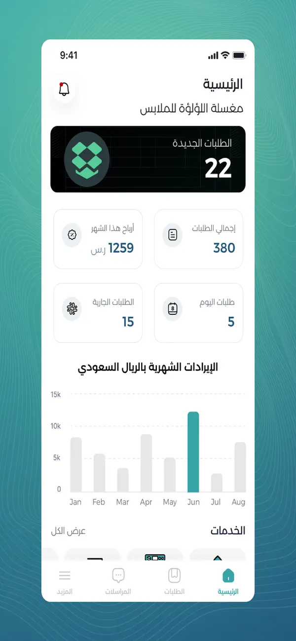 Screenshot #1 pour Nathefah Laundry