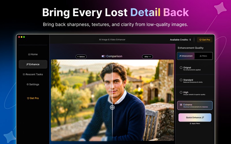 Unblur X - AI Image Enhancer screenshot