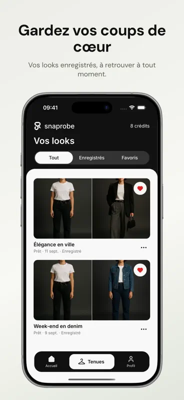 Snaprobe : Essayage virtuel screenshot 5 of 6