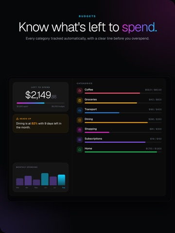 Prism Wallet - Budgeting App iPad screenshot