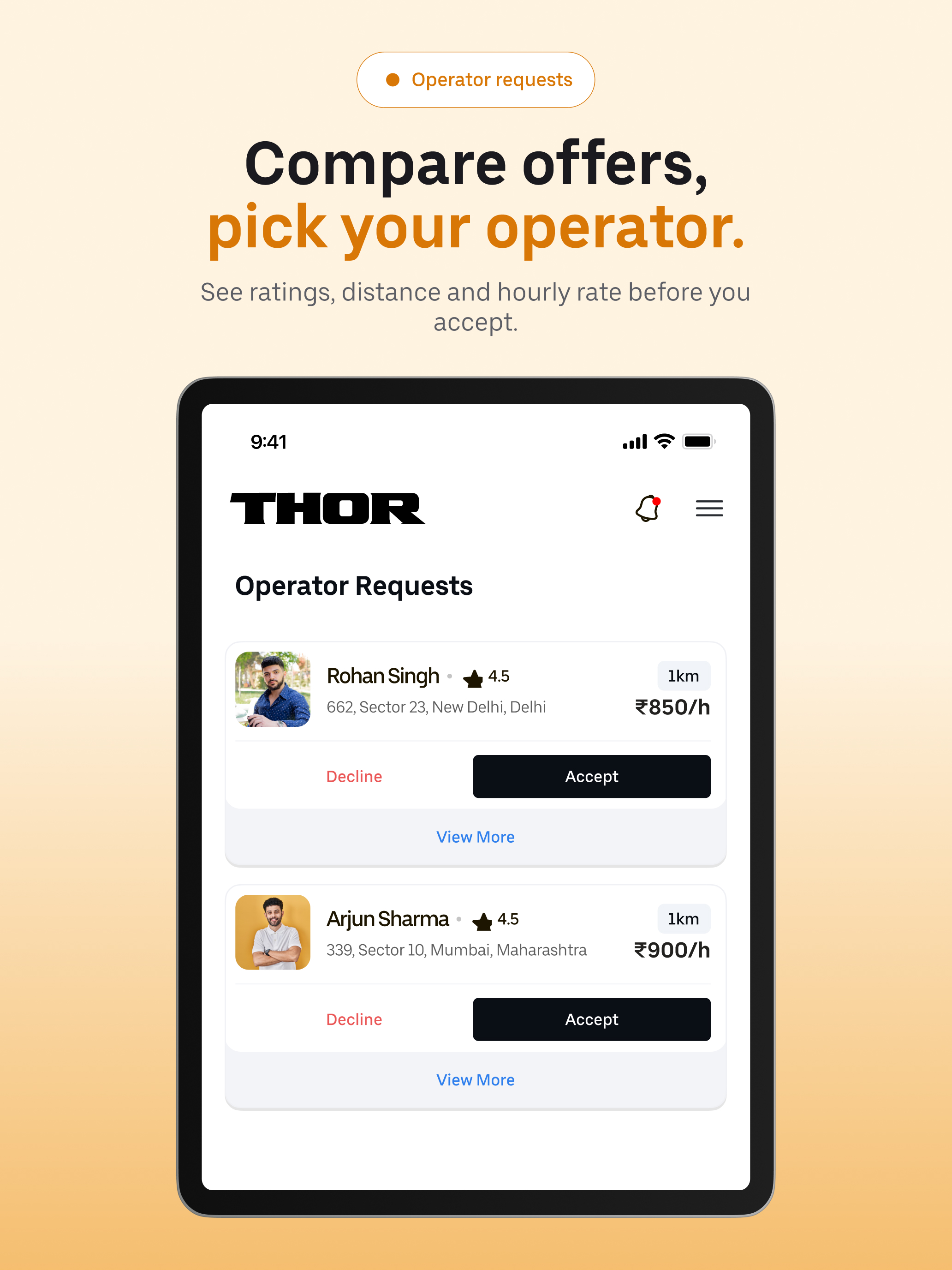 ThorOne : Backhoe Loader Hire screenshot 11