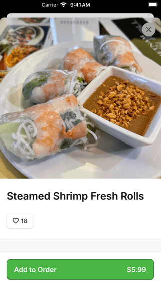 Hello Vietnam To Go iPhone screenshot 4 - Food & Drink app