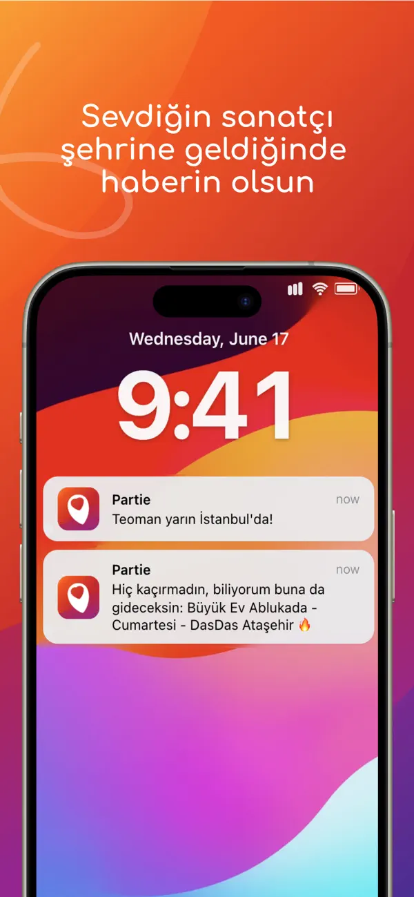 Screenshot #2 pour partie - konser & parti keşfet