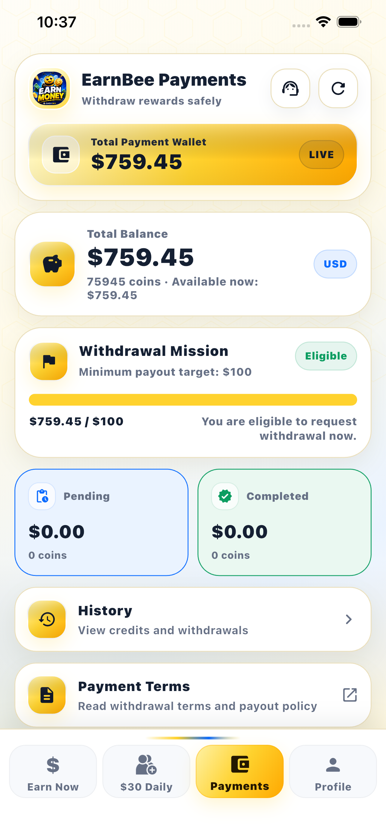 Cash Bee Earn Money screenshot 6