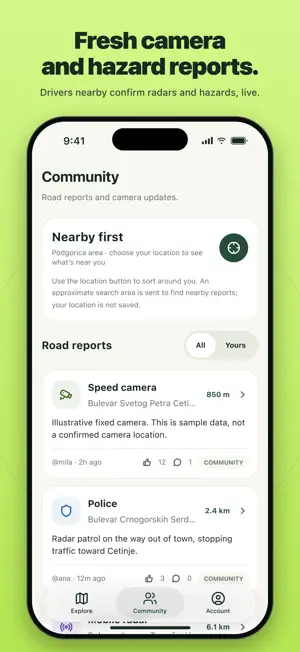 RadarNav: Safe Driving Alerts screenshot 4