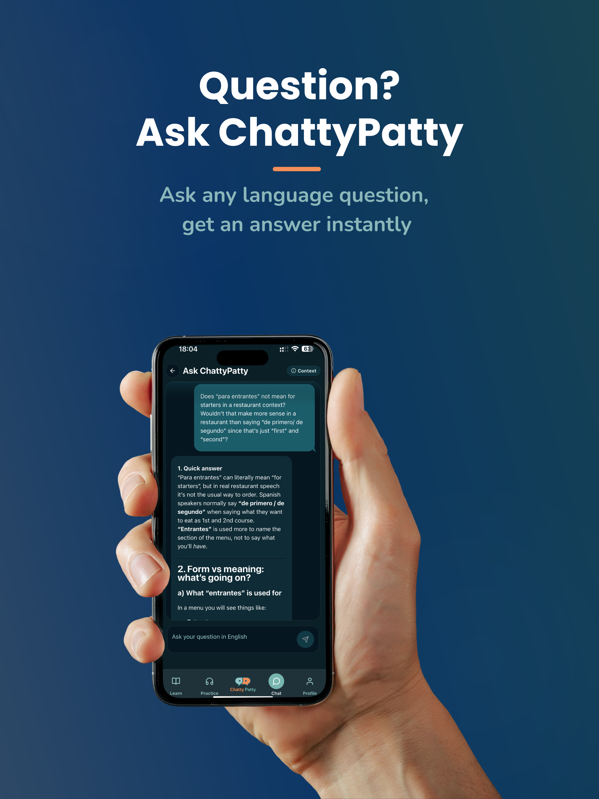 ChattyPatty - learn a language screenshot 14