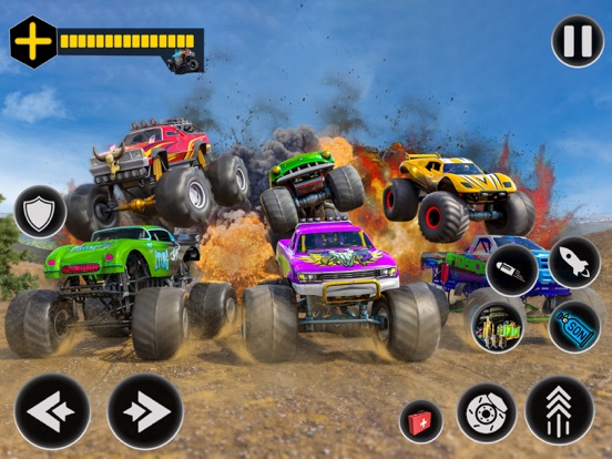 Monster Truck Derby Crash War iPad screenshot