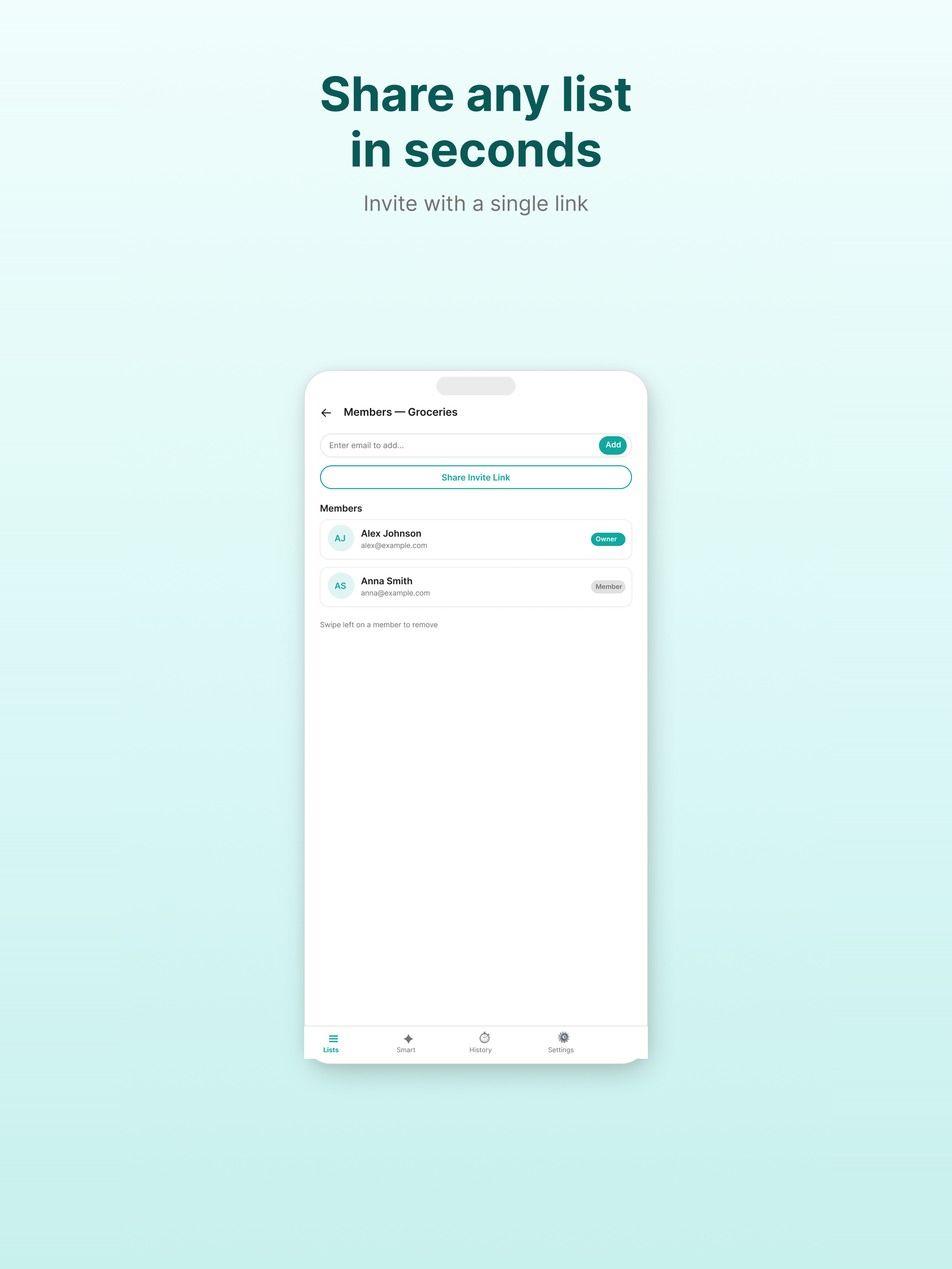 Pair: Smart Shopping List screenshot 12