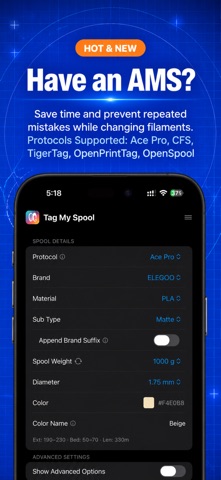 Tag My Spool – NFC Filament のスクリーンショット
