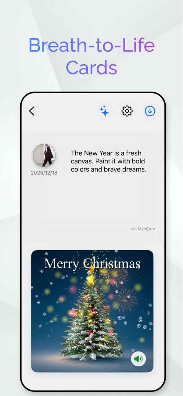 Screenshot #3 pour New Year Cards - MyeCard