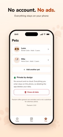 Pawlarm: Pet Care Reminders screenshot 4