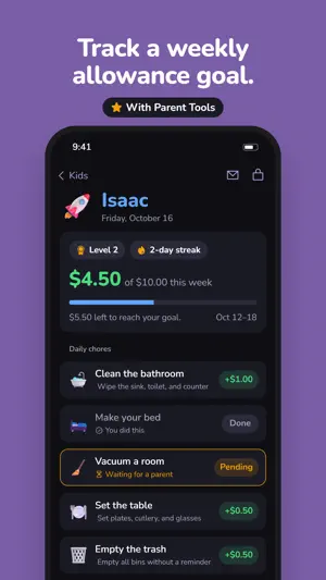 EarnIt Time and Allowance screenshot 4
