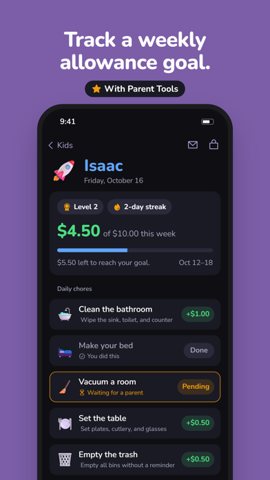 EarnIt Time and Allowance Screenshot 4 of 5