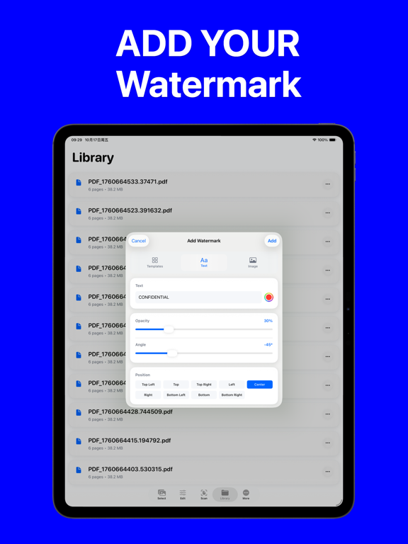 Photo To PDF | JPEG Converter iPad screenshot