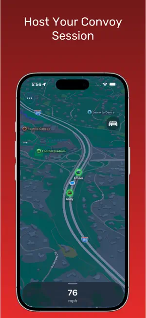 Velox: Drive, Convoy, Explore iPhone screenshot 2