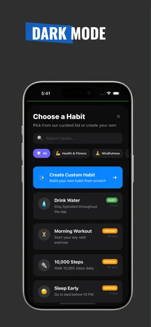 Daily goal tracker: HabitShift screenshot 4