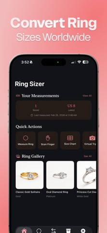 Ring Sizer - Measure & Try On iPhone screenshot