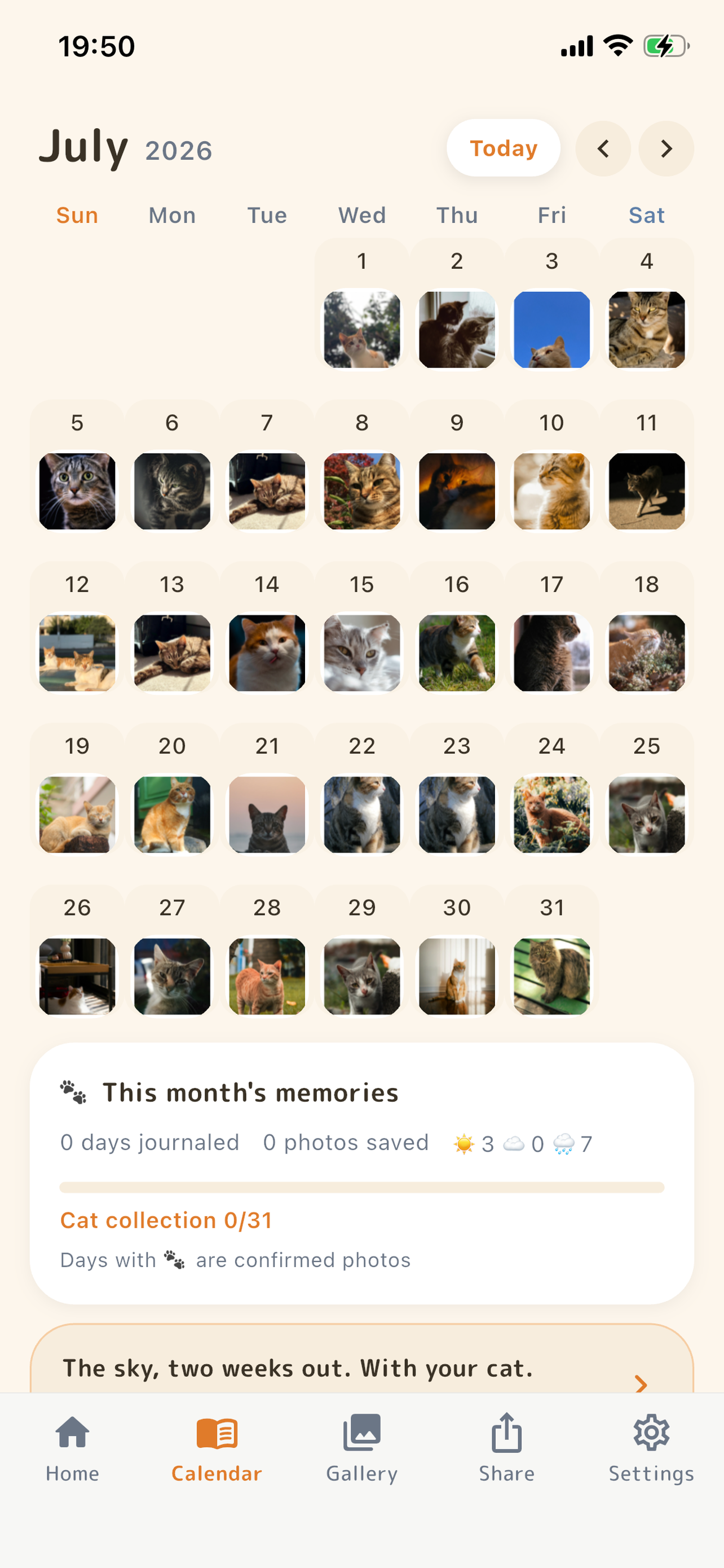 Weather Cat: Cat Calendar screenshot 5