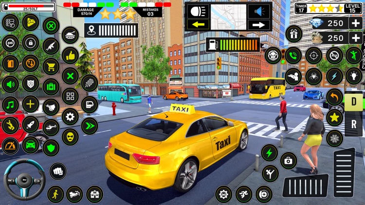 City Car Driving: Taxi Games screenshot-3