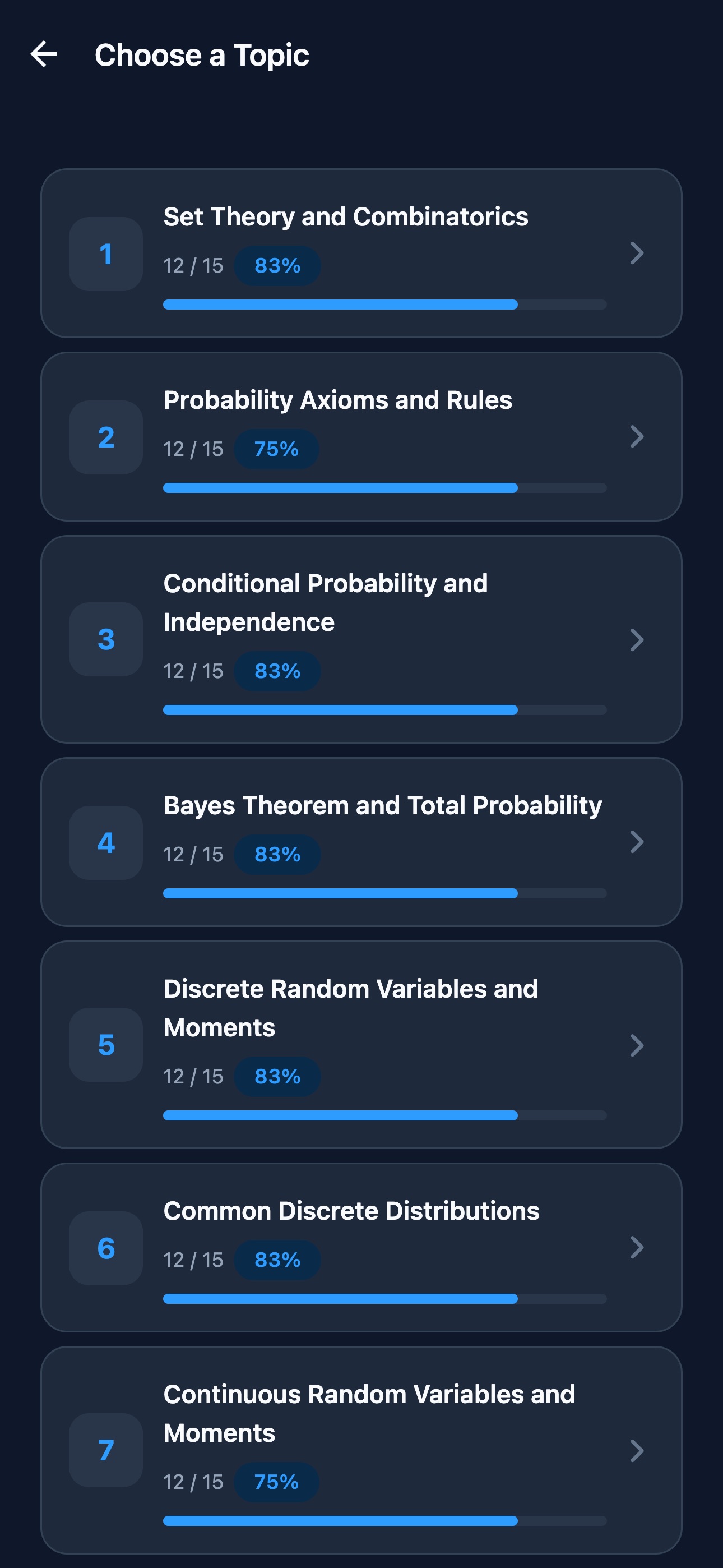 Screenshot 2 of Actuarial P Probability Prep