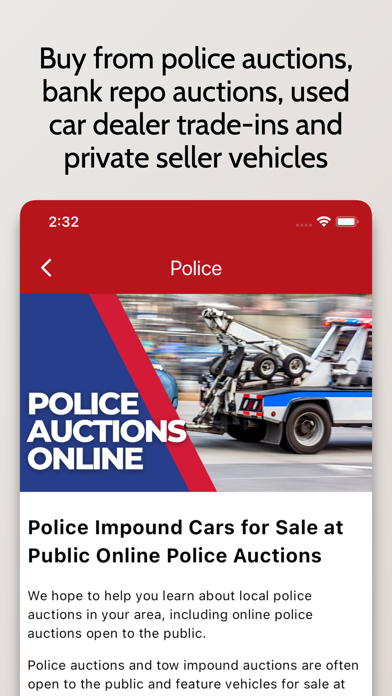 Used Car Auctions App USA Screenshot