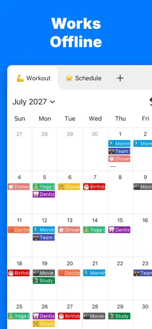 Plan Calendar -Make a Schedule screenshot 8