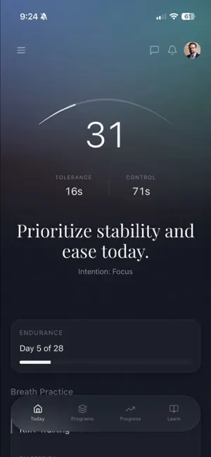 Breather Coach OS screenshot 1