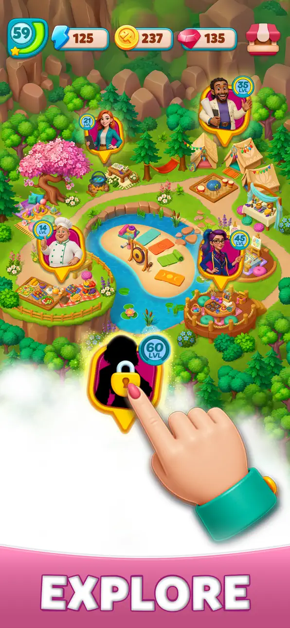 Party Project: Merge Makeover Hack screenshot 4 - iOS game interface