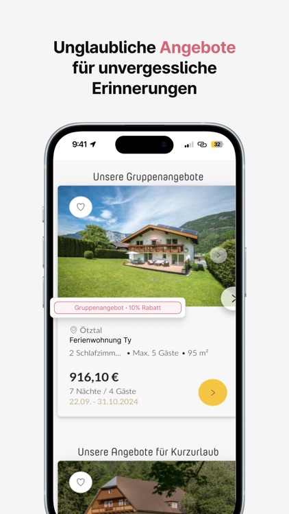Traum Ferienwohnungen & Häuser