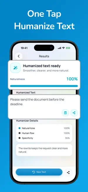 Detect AI: Paraphrase Tool screenshot 4