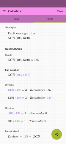 Greatest Common Divisor PRO iPhone screenshot