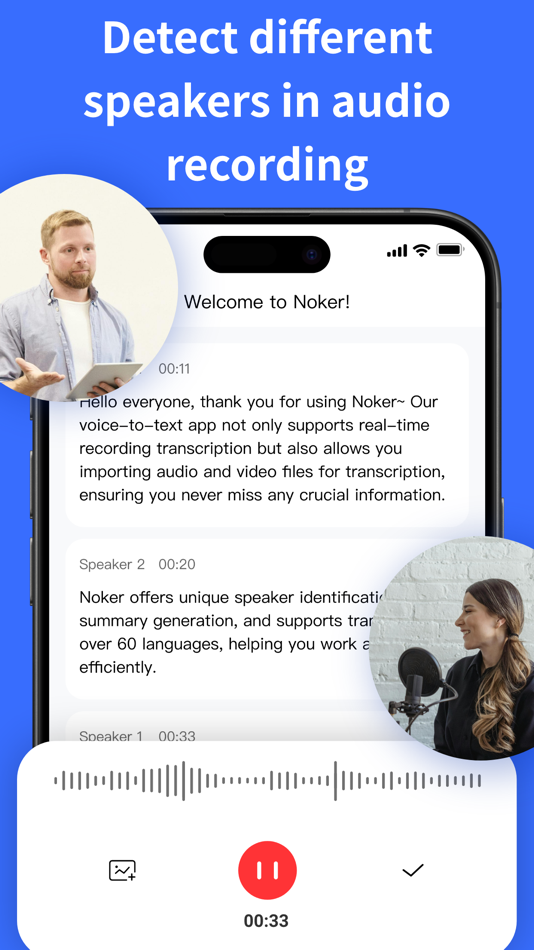 #5. Noker Transcribe Voice to Text (macOS) 由: Happy Bees Limited