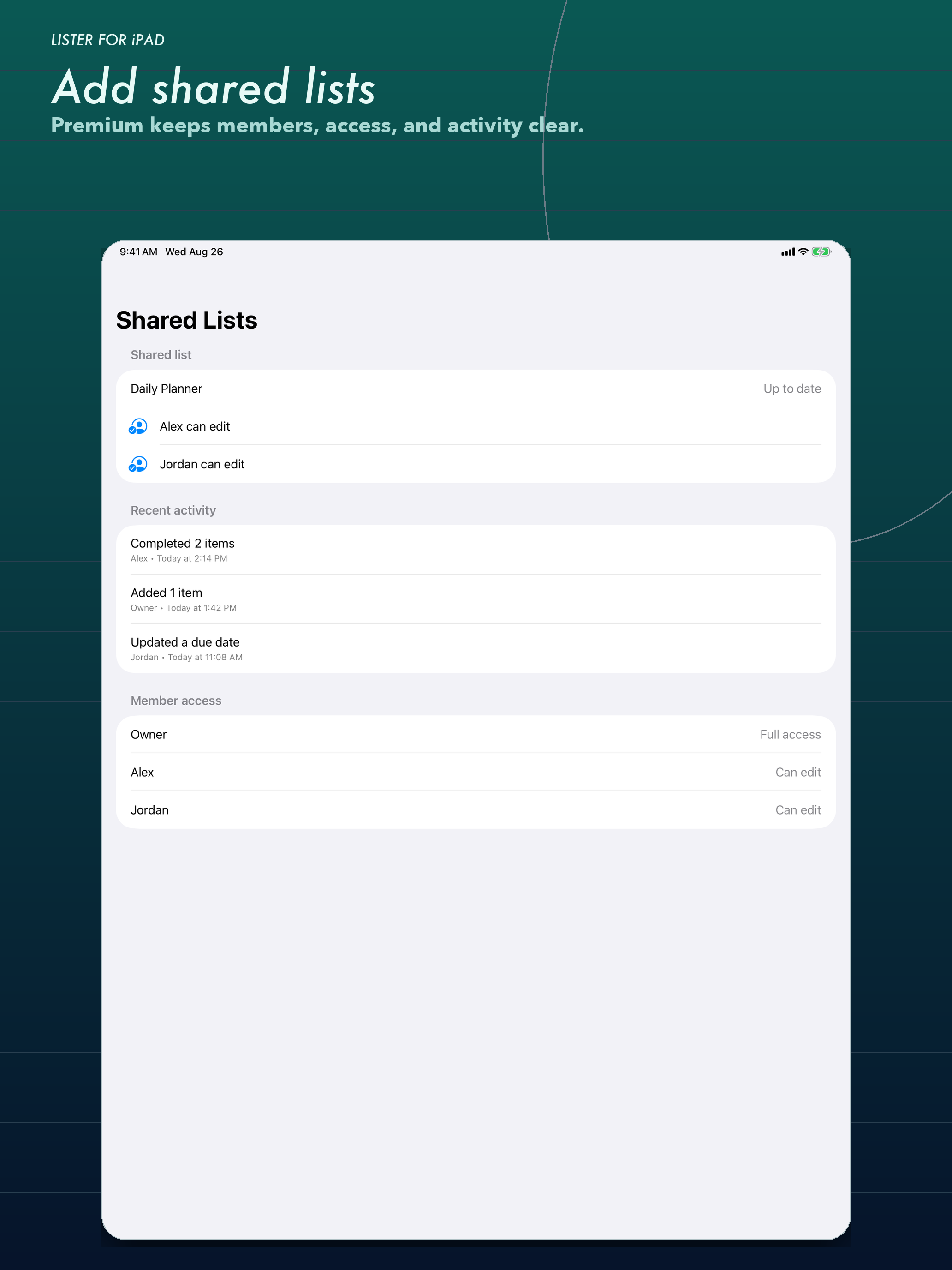 Lister: Write & Draft Notes screenshot 12