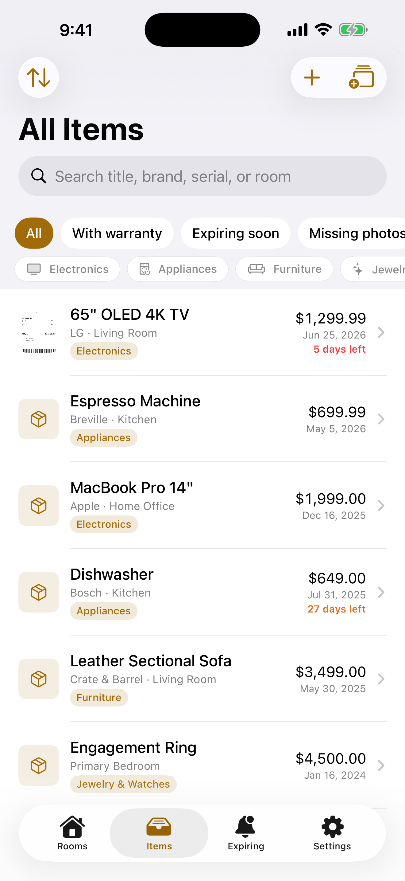 Honest Home Inventory screenshot 2