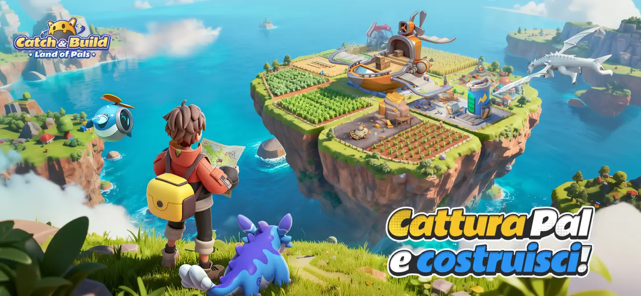Catch & Build: Lands of Pals iOS Mod IPA screenshot 1 - iOS game interface