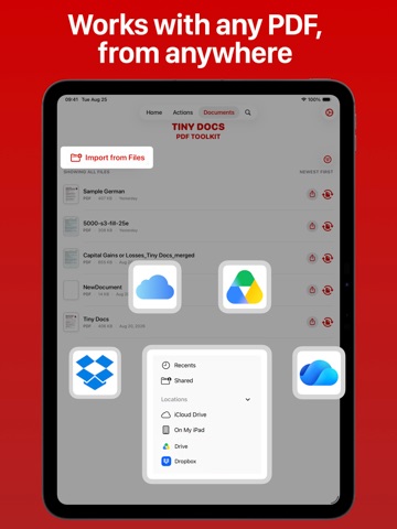 Tiny Docs: PDF Viewer iPad screenshot