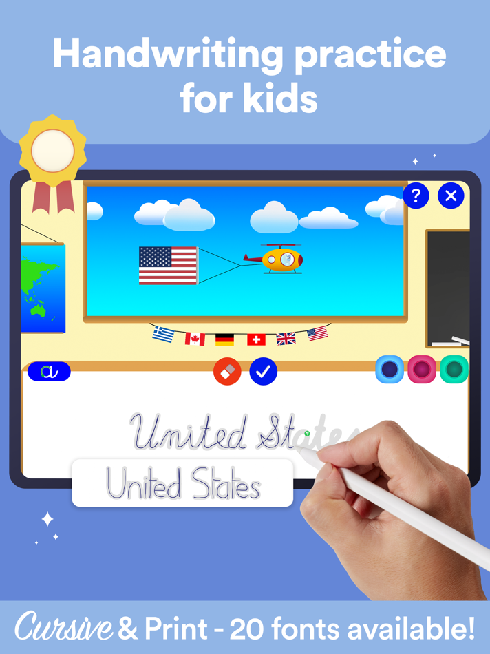 #1. Dynamilis Handwriting Practice (iOS) 由: School Rebound SA