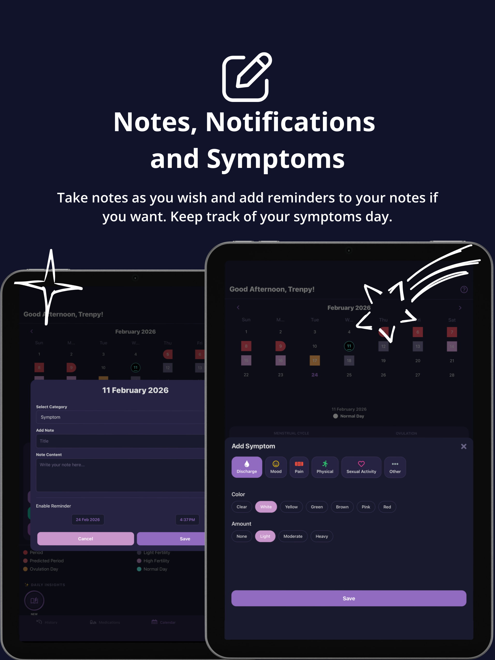 Trenpy: Private Period Tracker screenshot 16