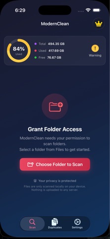 ModernClean screenshot