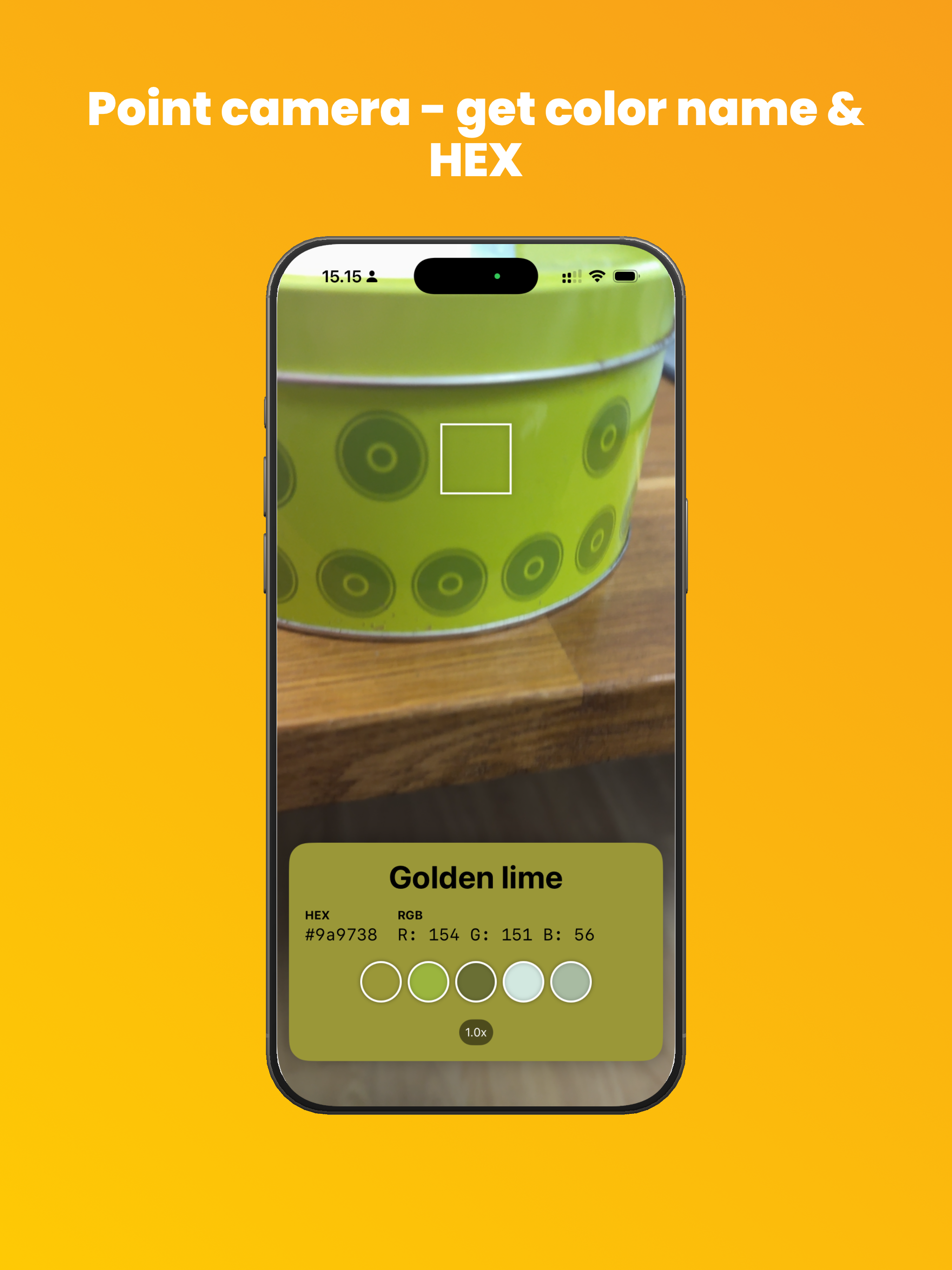 LiveHue: Camera Color Picker