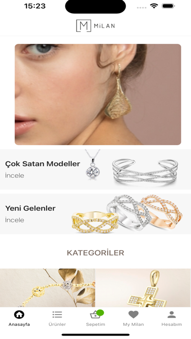 Milan Jewellery Screenshot